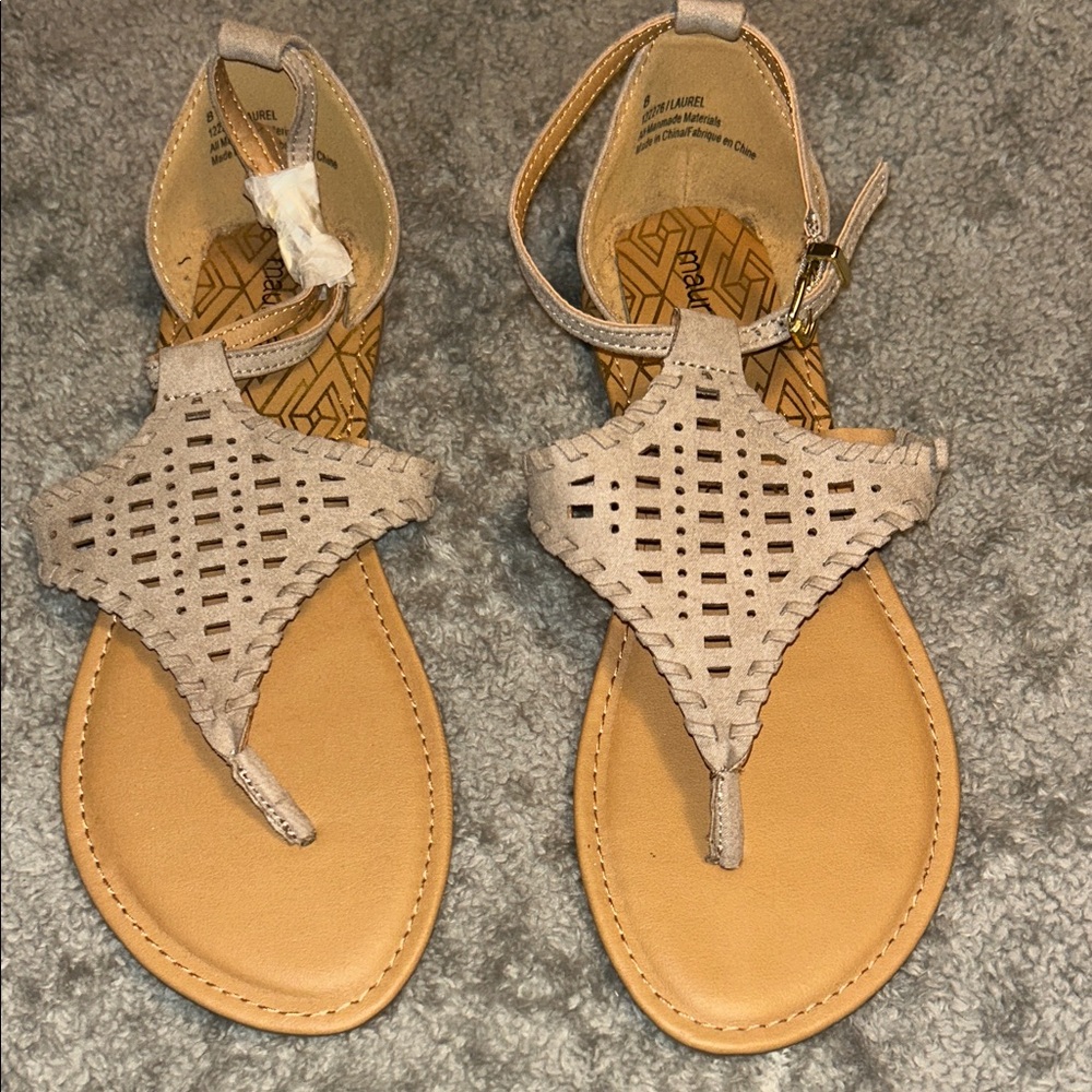 Maurices Beige Gladiator Sandals